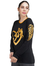 Women's Tribal Long Sleeve Tshirt - Detail View - Authentic Tribal Patterns